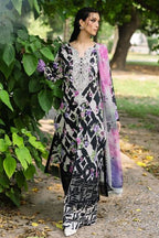 3 Piece Stitched Lawn Suit - Ready To Wear