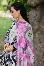 3 Piece Stitched Lawn Suit - Ready To Wear