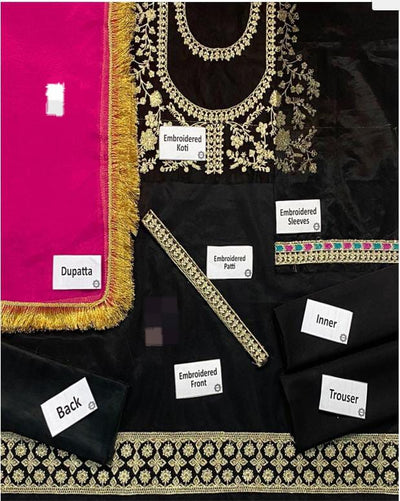 3 Piece Stitched Kids Dress - Ready To Wear