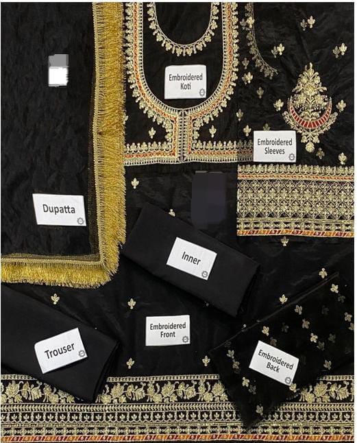 3 Piece Stitched Kids Dress - Ready To Wear