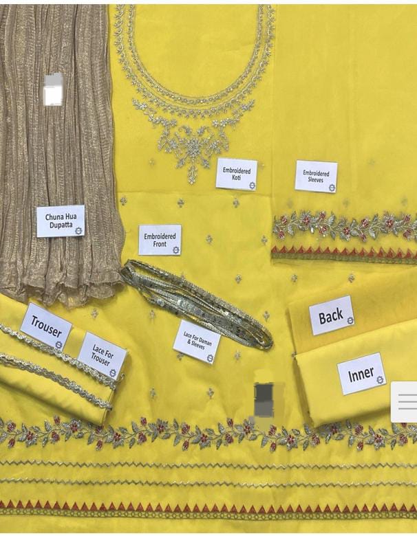 3 Piece Stitched Kids Dress - Ready To Wear