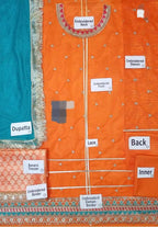 3 Piece Stitched Kids Dress - Ready To Wear