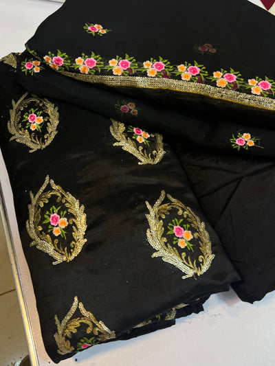 3 Piece Stitched Embroidered Dress - Ready To Wear