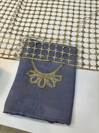 3 Piece Stitched Silk Dress - Ready To Wear