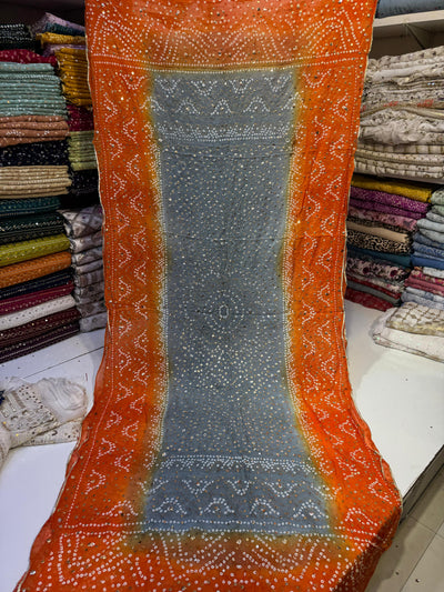 Chunri Dupatta in 2 tone colour