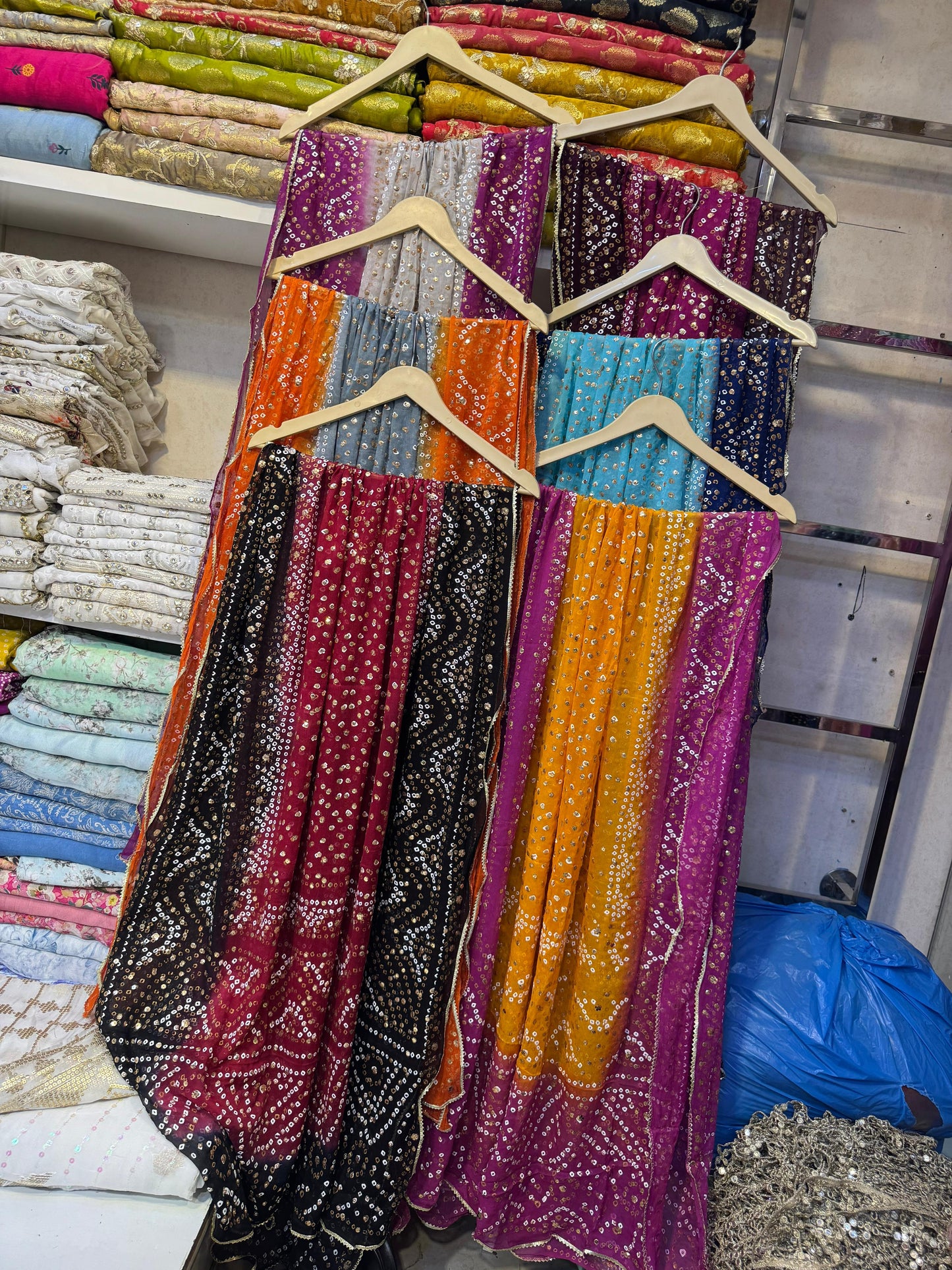 Chunri Dupatta in 2 tone colour