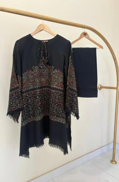 2 Piece Stitched Pashmina Dress - Ready To Wear