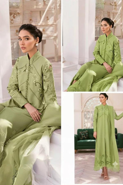 3 Piece Stitched Embroidery Dress - Ready To Wear