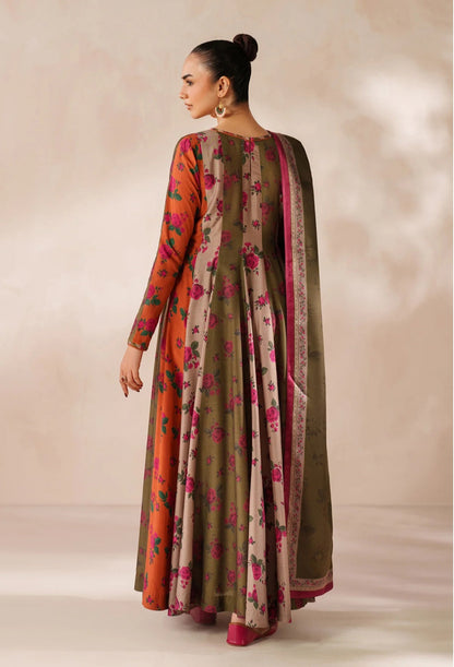 3 Piece Stitched Silk Suit - Ready to Wear
