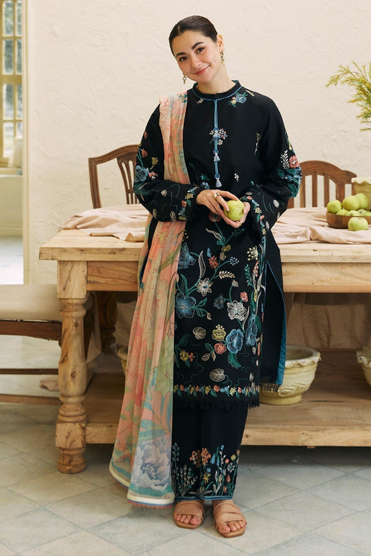 3Piece Heavy Embroidered Lawn Cotton Dress