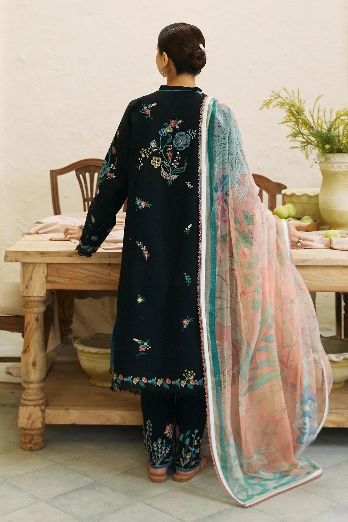 3Piece Heavy Embroidered Lawn Cotton Dress
