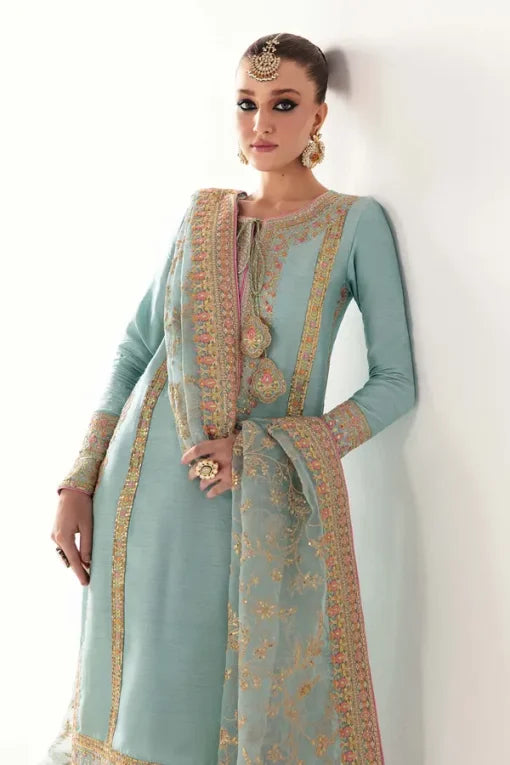 03-Piece Korean Raw Silk Suit - Ready TO Wear