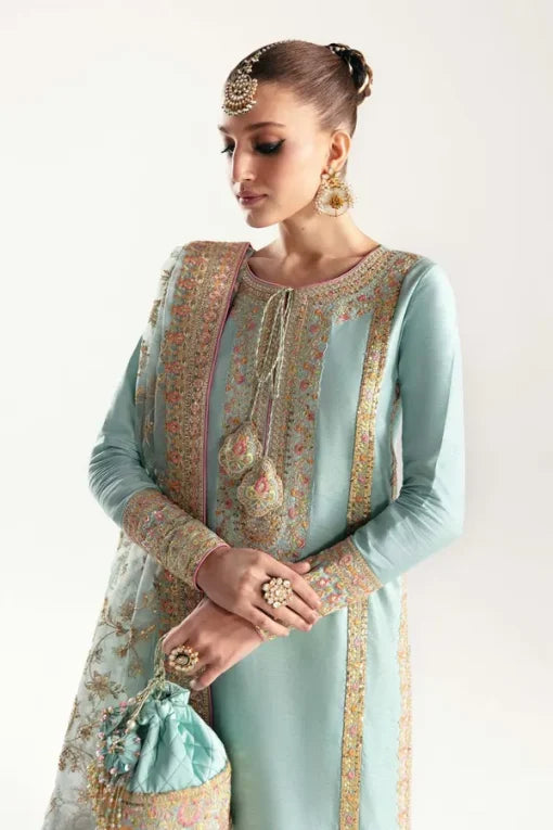 03-Piece Korean Raw Silk Suit - Ready TO Wear