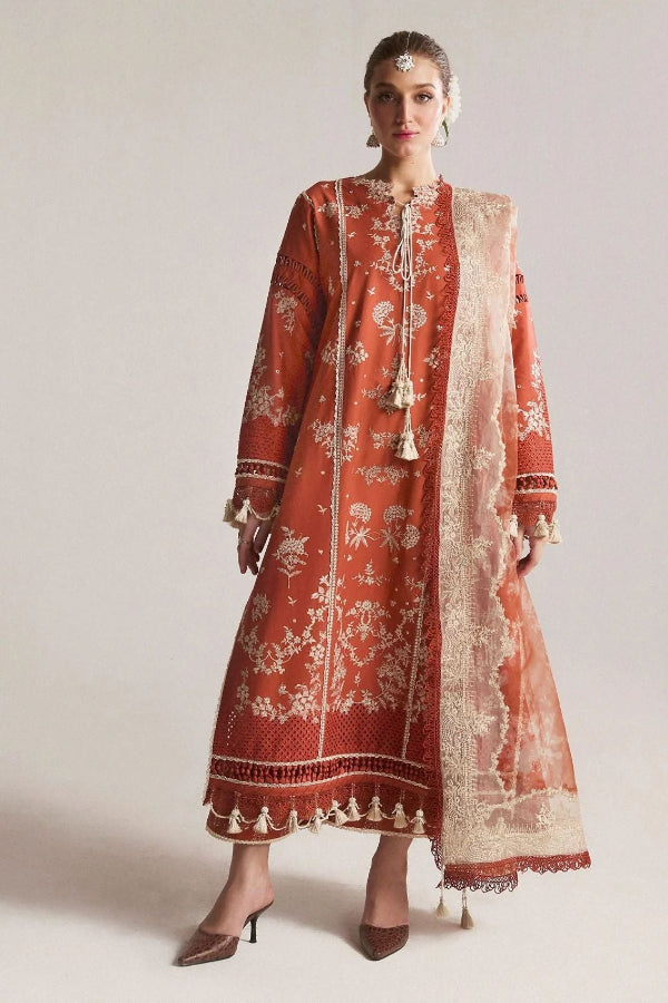 3 Piece Stitched Dress - Ready To Wear