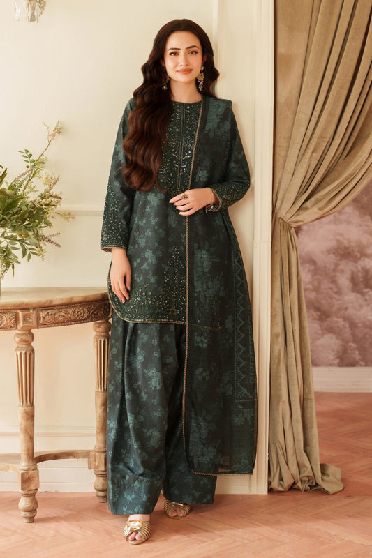 03-Piece Stitched Digital Printed Lawn Suit Ready To Wear