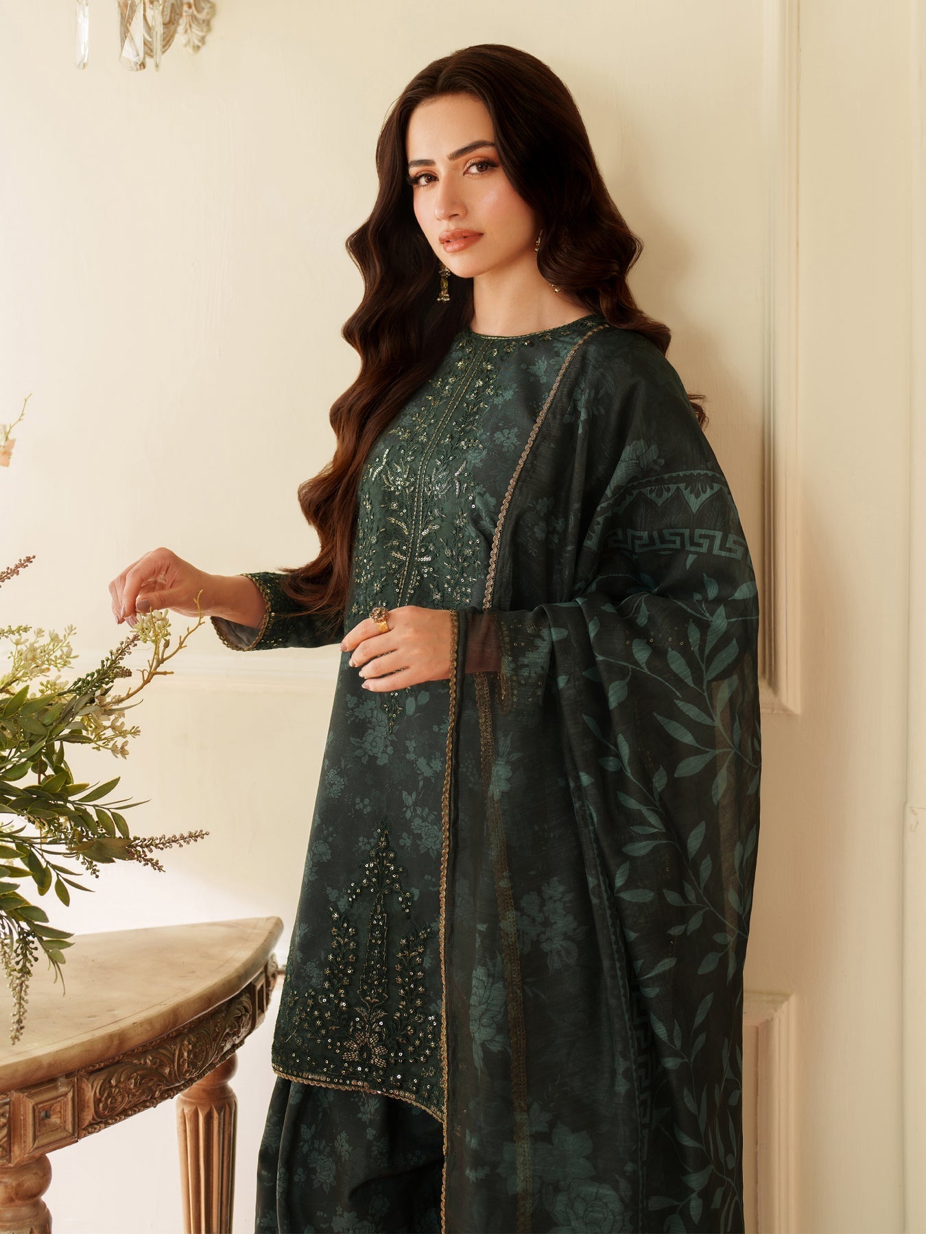 03-Piece Stitched Digital Printed Lawn Suit Ready To Wear