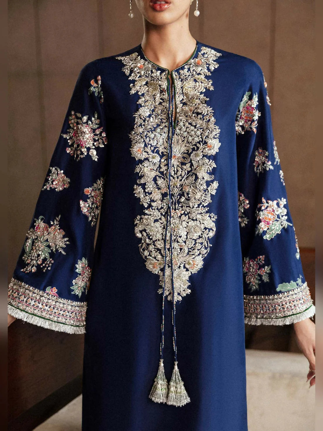 03-Piece Raw Silk Suit - Ready To Wear