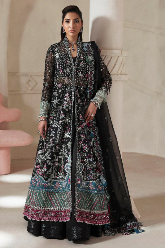 03-Piece Embroidered Organza Hand-Embellishment - Ready To Wear