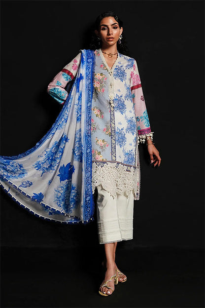 Embroidered Lawn 3 Piece Stitched Suit Ready To Wear