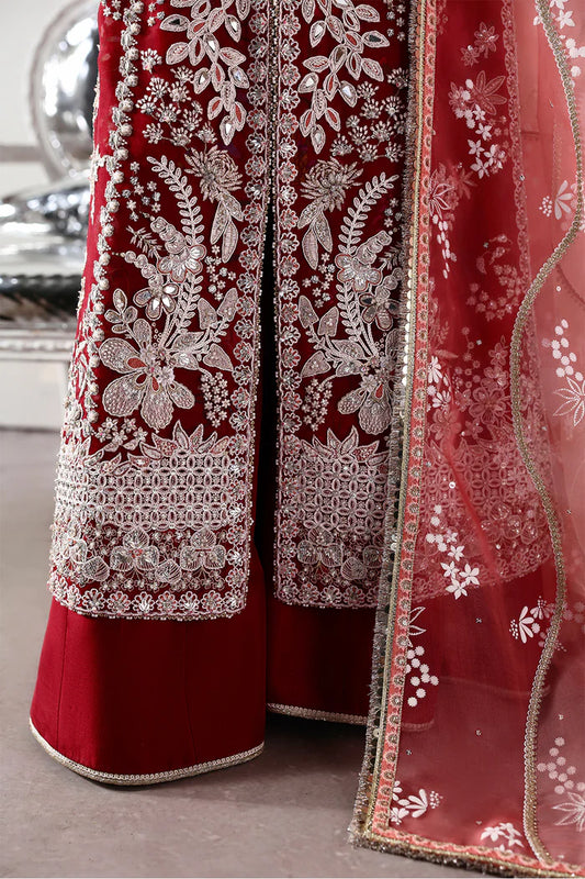 03-Piece Fully Embroidered & Hand-Embellished With Organza Dupatta - Ready To Wear