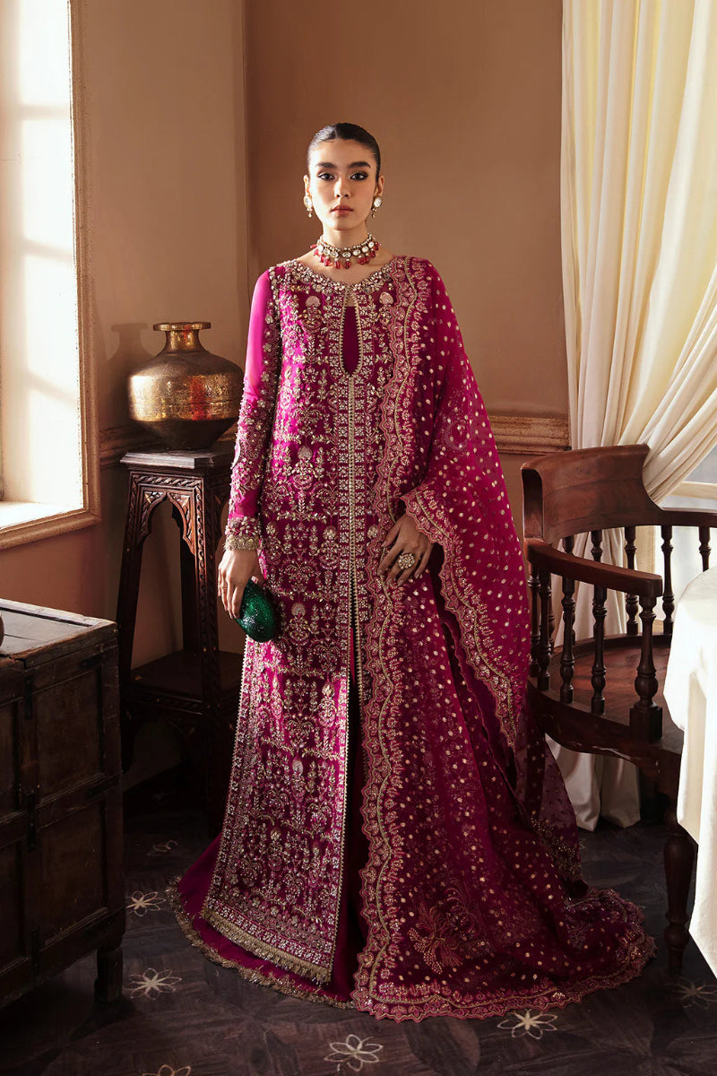 03-Piece Organza Suit With Embroidery - Ready To Wear