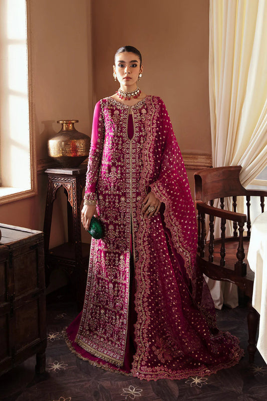03-Piece Organza Suit With Embroidery - Ready To Wear