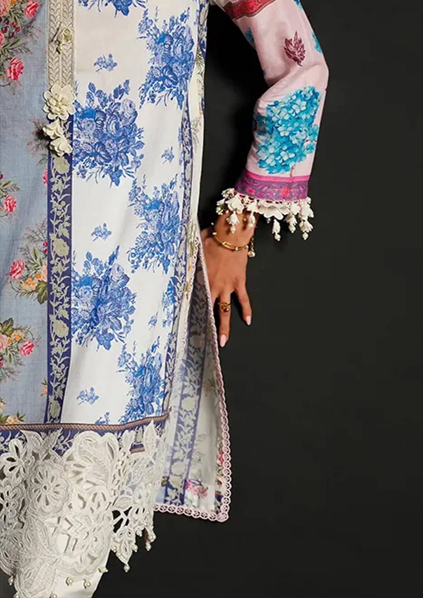 Embroidered Lawn 3 Piece Stitched Suit Ready To Wear