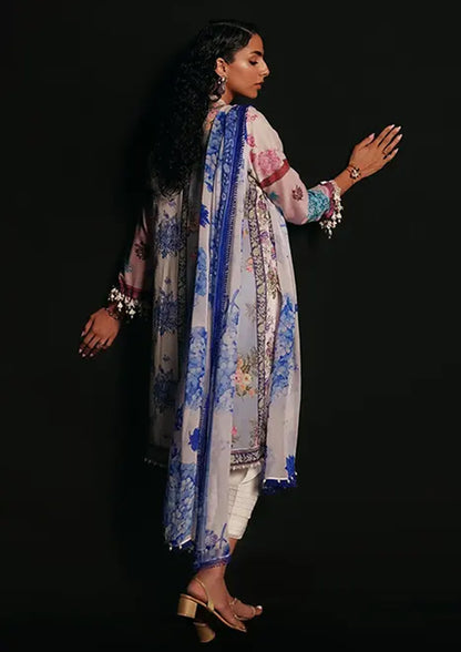 Embroidered Lawn 3 Piece Stitched Suit Ready To Wear