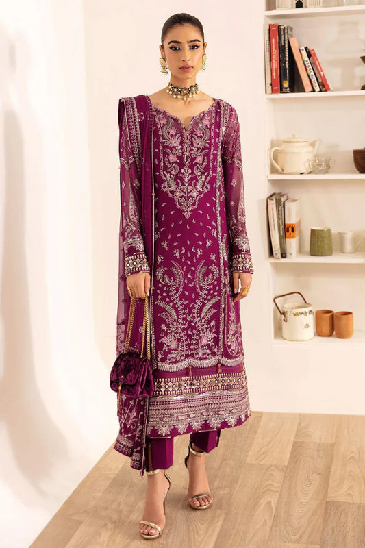 03-Piece Fully Embroidered Chiffon Suit | Ready To Wear