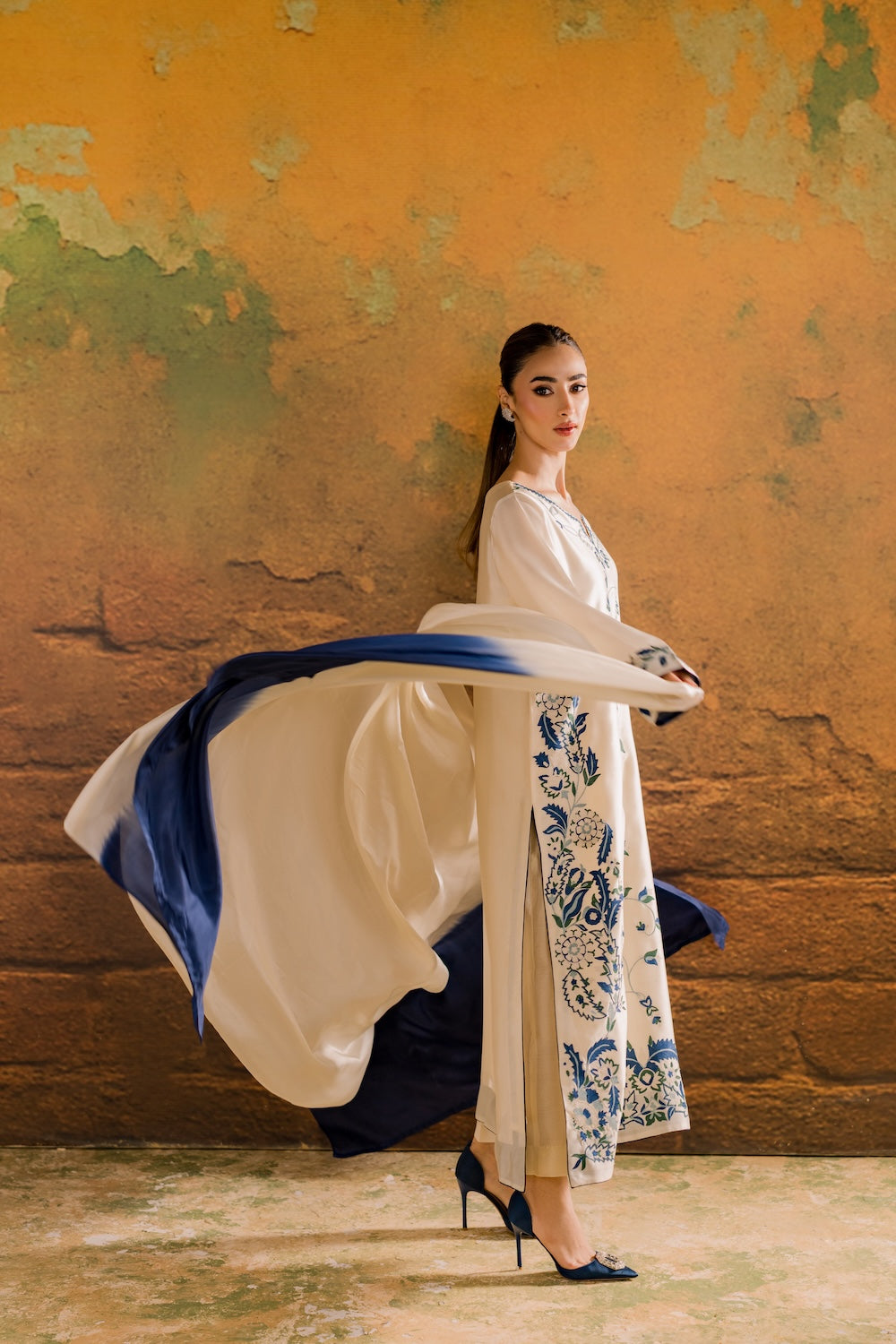 03-Piece Heavy Embroidered Lawn Suit Ready To Wear