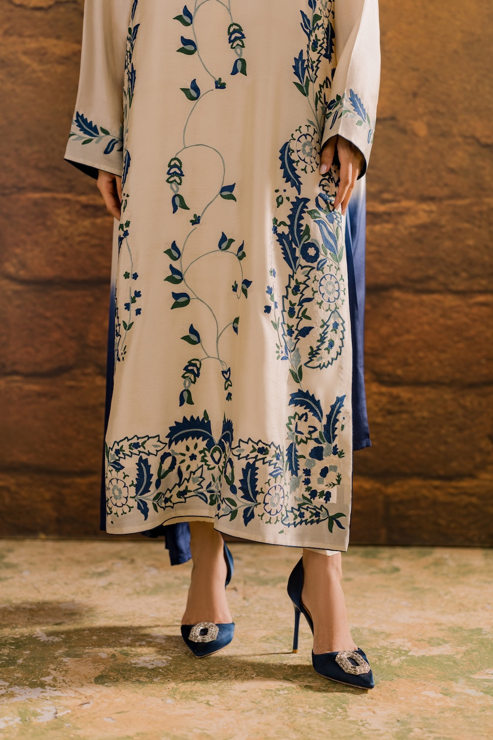 03-Piece Heavy Embroidered Lawn Suit Ready To Wear