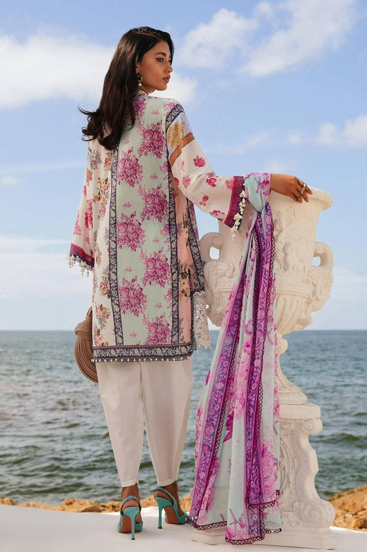 Embroidered Lawn 3 Piece Stitched Suit Ready To Wear