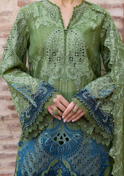 3 Piece Stitched Chikankari Embroidery Dress - Ready To Wear