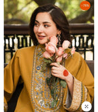 3 Piece Stitched Lawn Suit - Ready To Wear