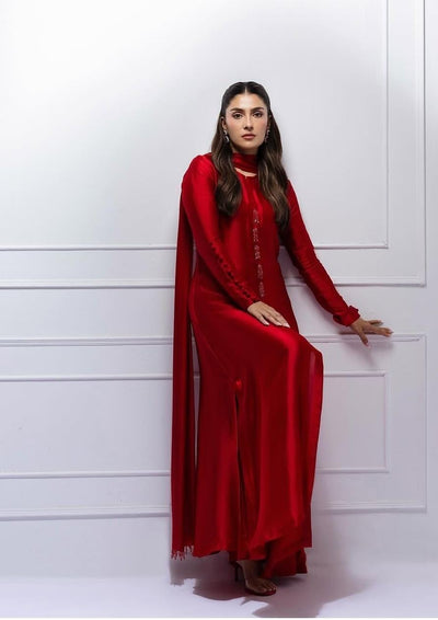 3 Piece Stitched Suit - Ready To Wear