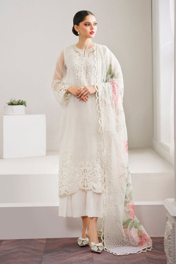 3 Piece Stitched Embroidery Suit - Ready To Wear