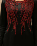 3 Piece Stitched Silk Dress - Ready To Wear