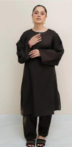 3 Piece Stitched Dress - Ready To Wear