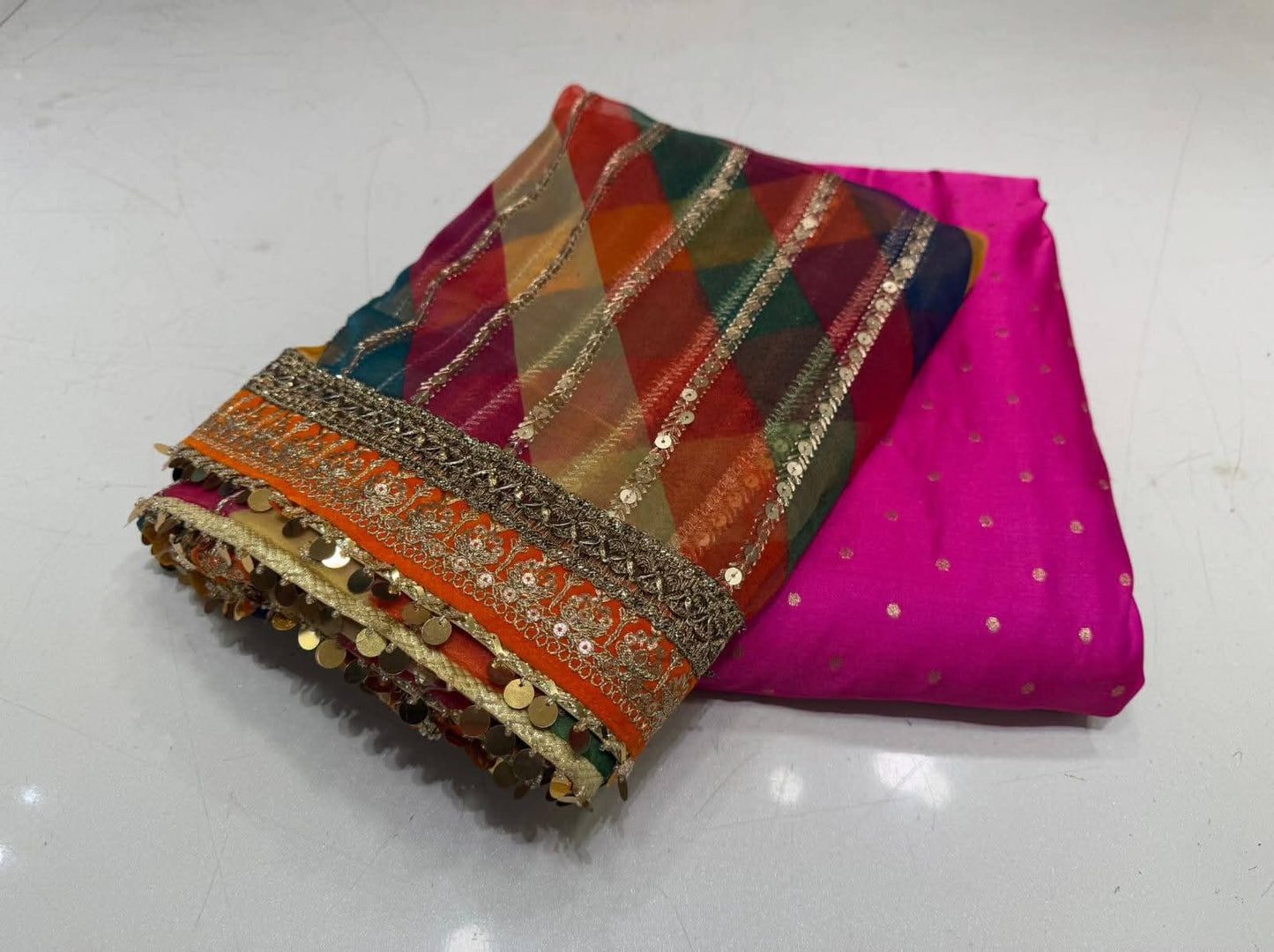 Soft Khadi Net Organza duppatta