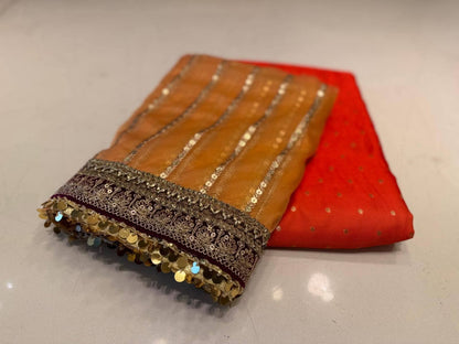 Soft Khadi Net Organza duppatta