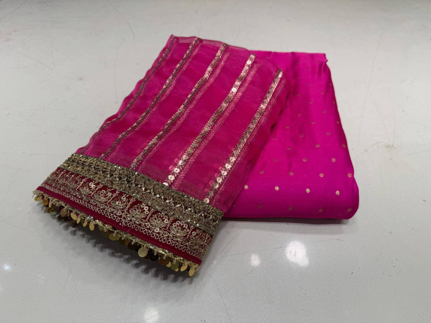 Soft Khadi Net Organza duppatta
