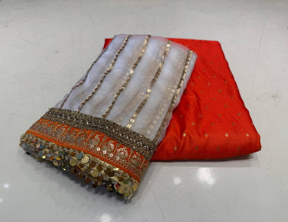 Soft Khadi Net Organza duppatta