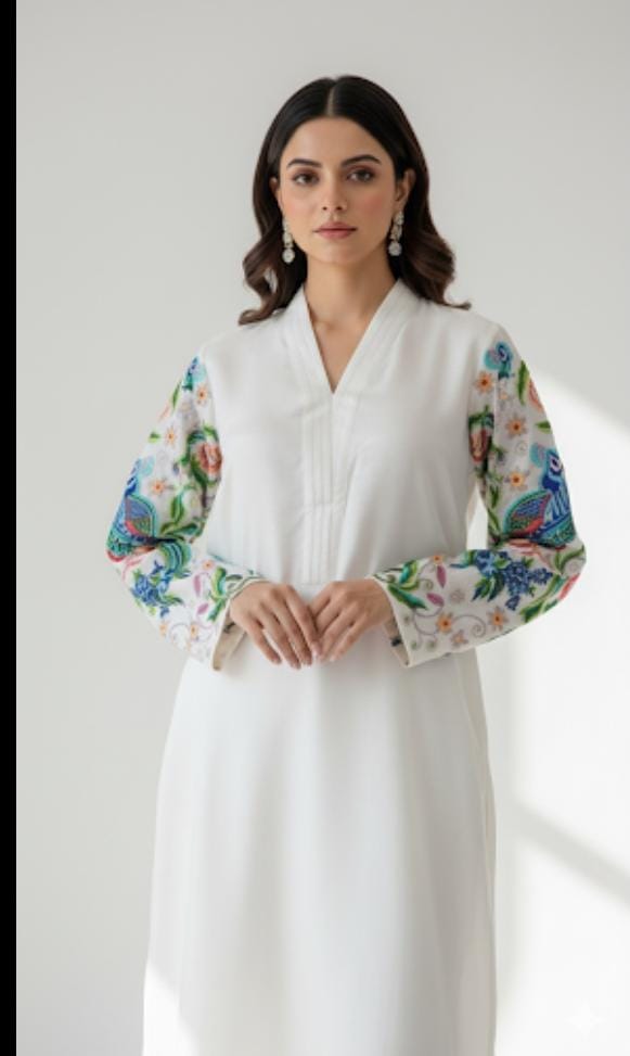 Elegant 3 Pcs Raw Silk Festive dress