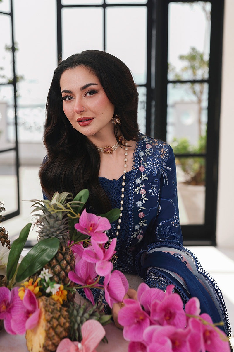 03-Piece Embroidered Luxury Chikankari Lawn - Ready To Wear
