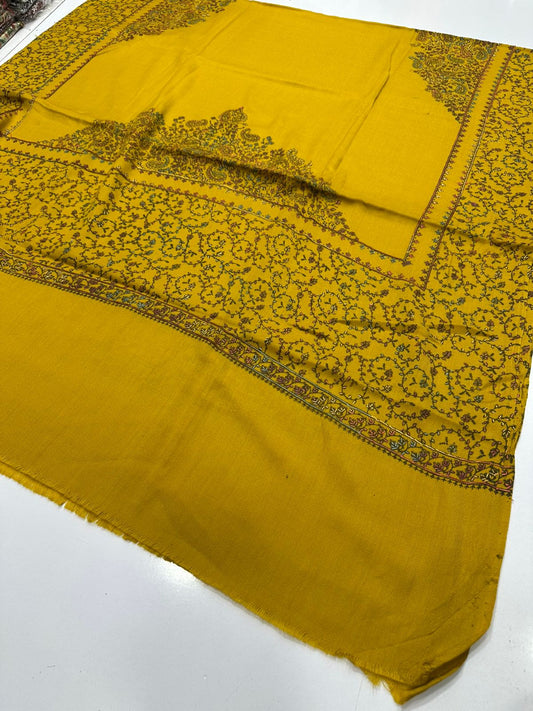 Fine Pashmina Kashmiri Embroidery Shawl