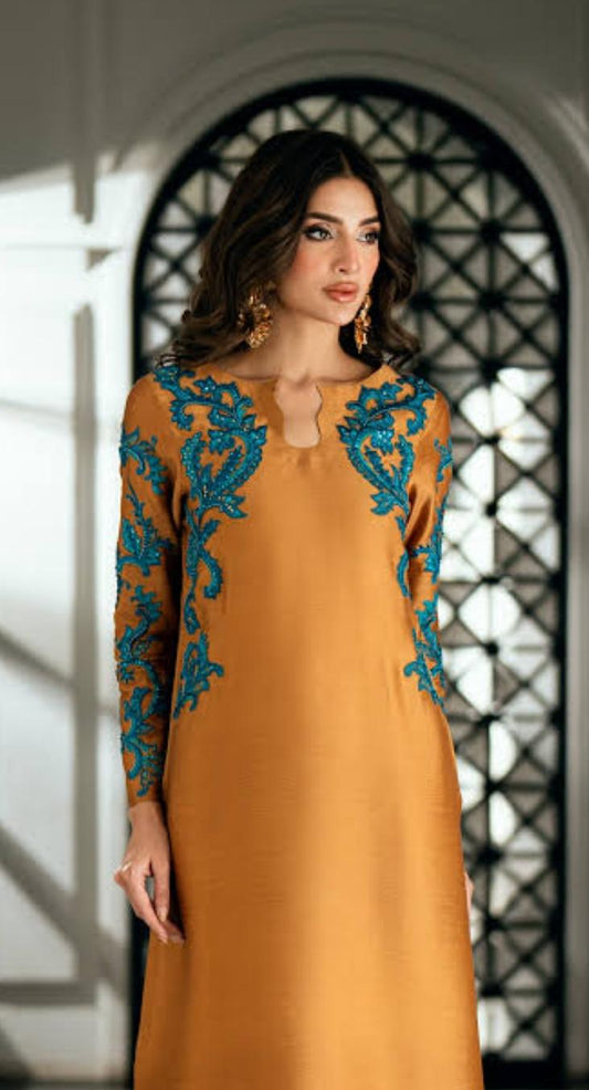 03-Piece Russian Silk Suit - Ready To Wear