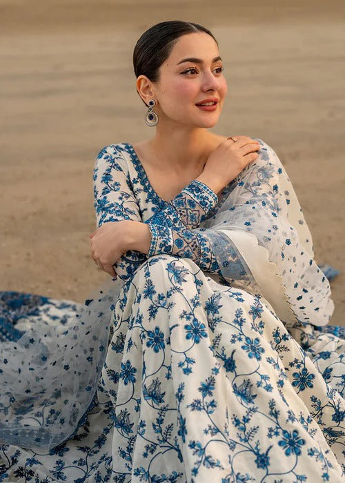 03-Piece Lawn Suit ( Maxi Style ) - Ready To Wear