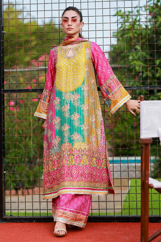 03-Piece Jacquard Swiss Lawn Suit - Ready To Wear