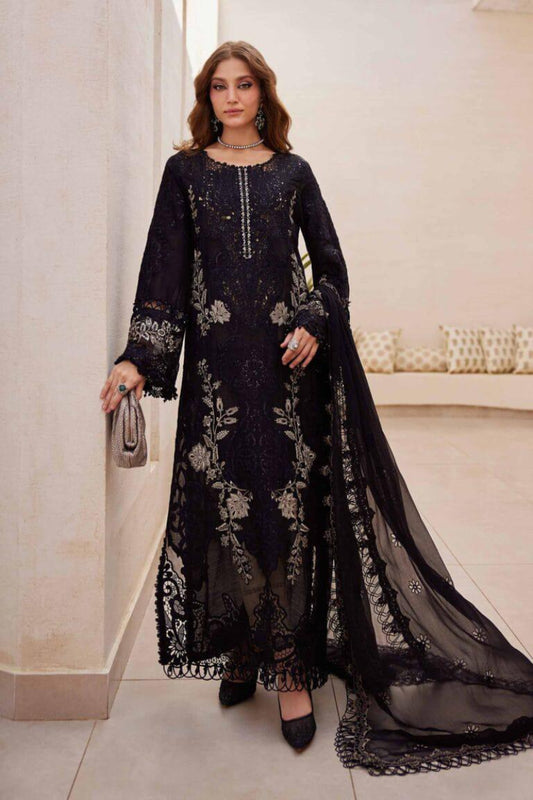 03-Piece Lawn Suit With Embroidery - Ready To Wear