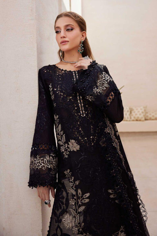 03-Piece Lawn Suit With Embroidery - Ready To Wear